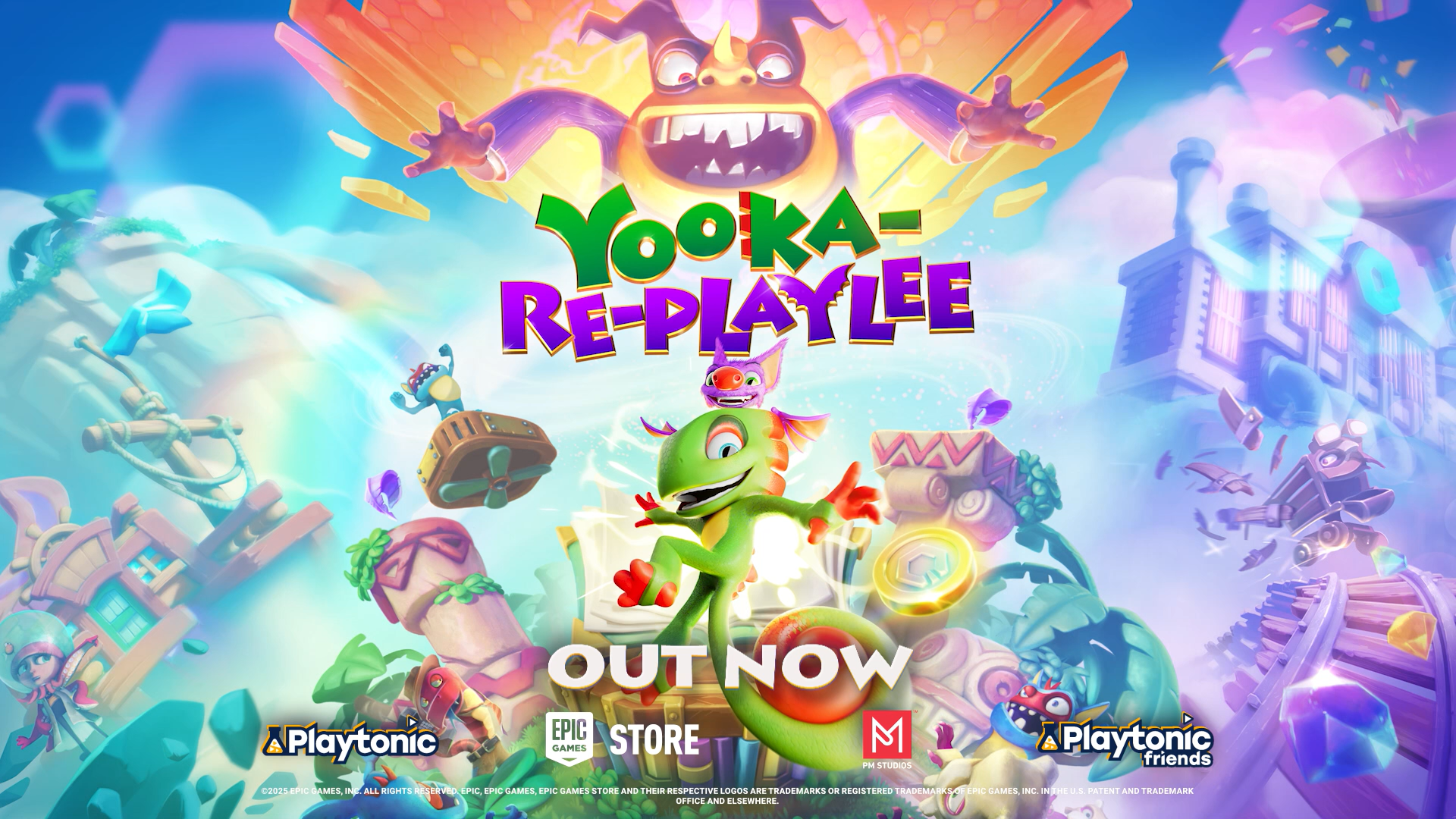 Yooka-Replaylee, now on Epic Games store